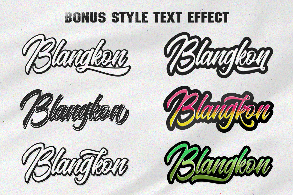 The Blangkon Script + Extra, a Script Font by Kotak Kuning Studio (Photo 13 of 14)