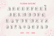 Florin - Floral Decor Font, a Symbol Font by AnningArts (Thumbnail 8 of 8)