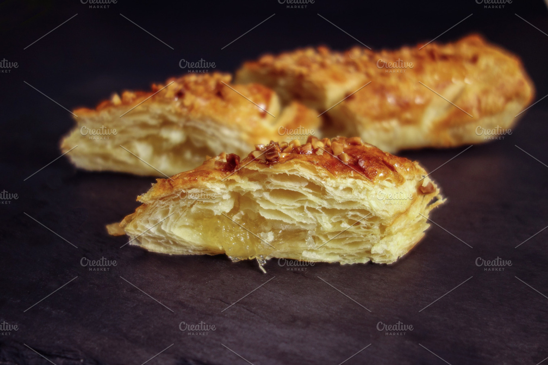 Pinneaple pastry stock photo, a Food & Drink Photo by davidalca