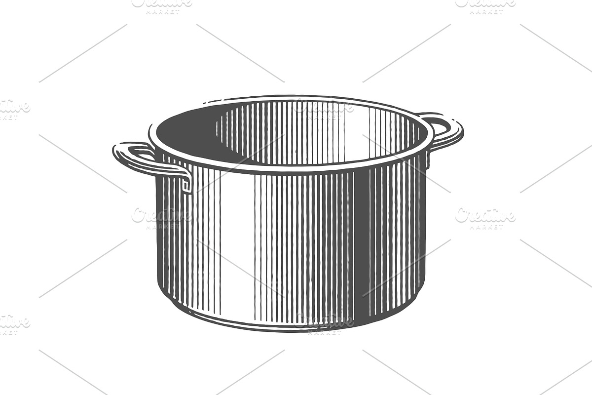 Metal pot with top engravings, an Object Graphic by Irina Trusova (Photo 5 of 7)