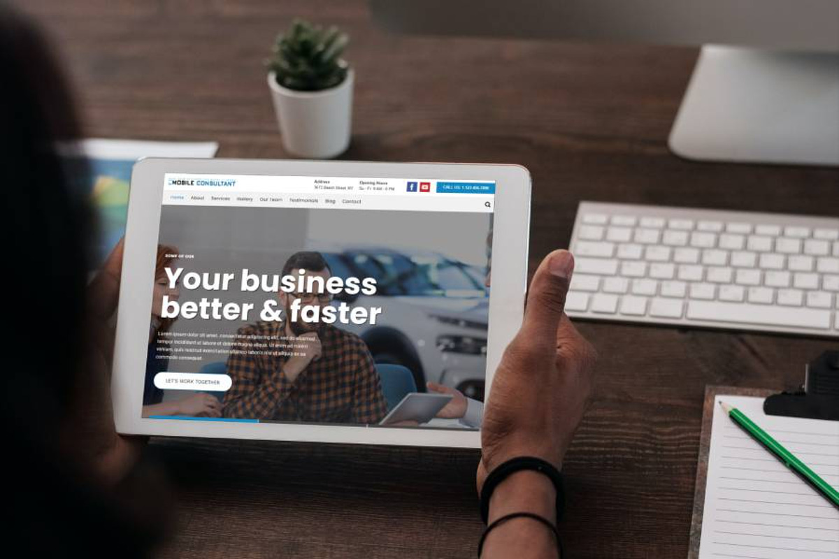 Mobile Consultant WordPress Theme preview 4