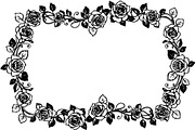 Floral HeartWreath Black Silhouet, a Person Illustration by Designer_Momina (Thumbnail 20 of 20)