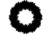 Black Floral Wreath Frame Set, an Illustration by Designer_Momina (Thumbnail 11 of 20)