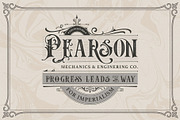 Mooners - Victorian Typeface, a Serif Font by Burntilldead (Thumbnail 3 of 11)