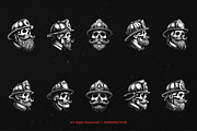 10 Bundle Dark Art Skull Fire Force, an Illustration by Morspective (Thumbnail 6 of 7)