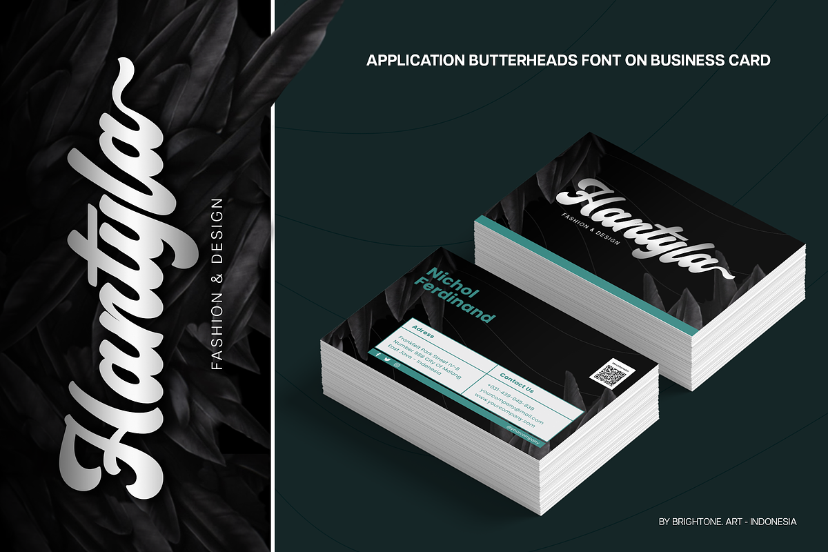 Butterheads - Handwritten Font, a Script Font by Brightone (Photo 8 of 9)