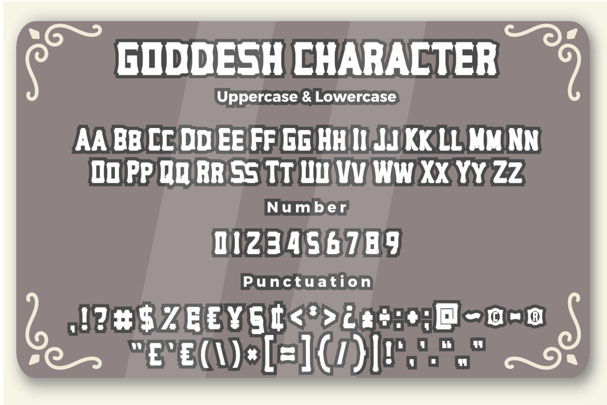 Goddesh Vintage Sport Font, a Sans Serif Font by Bayuktx (Photo 5 of 7)