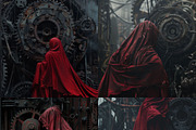 435 MJ Dark Sci-fi Prompts: Vol 2, a Background Graphic by Sevenstyles (Thumbnail 4 of 15)