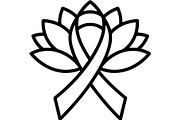 Black Awareness Ribbon Icon Set, a Healthcare Illustration by Artivon (Thumbnail 19 of 51)
