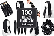 Black Hair Wig Stock Photos, a Beauty & Fashion Photo by Selenique Studio (Thumbnail 1 of 11)