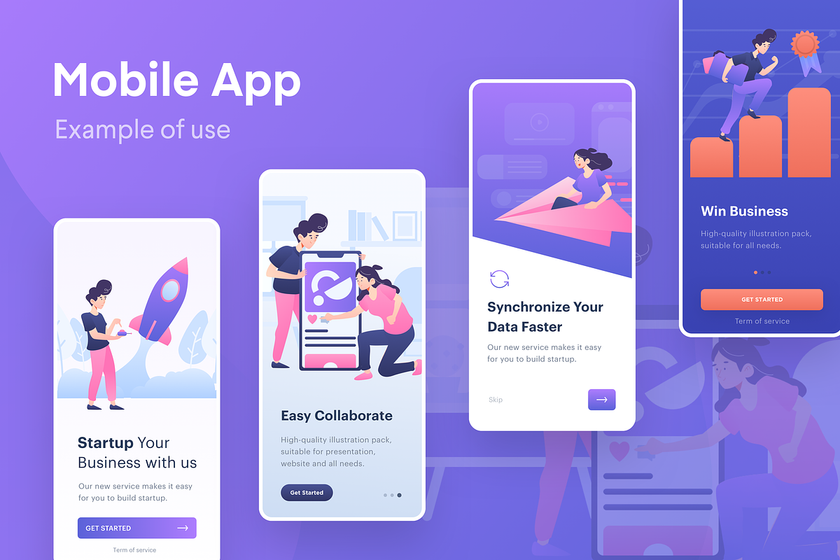 Start Up Illustration Kit, a Templates & Theme by Designspace (Photo 3 of 5)
