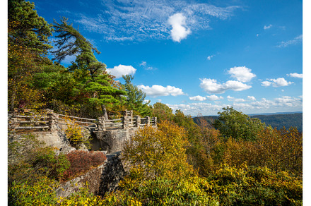 Coopers Rock state park overlook, a Nature Photo by Backyard Stock