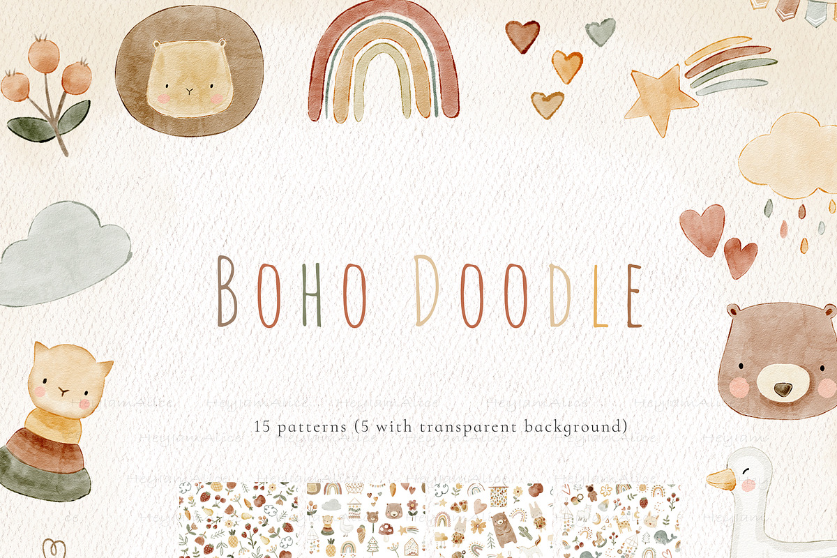 Boho Doodle, an Animal Illustration by heyiamalice (Photo 6 of 11)