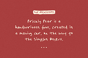 Prickly Pear Desert Handwriting Font, a Handwritten Font by TYPEHEIST (Thumbnail 2 of 11)