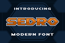 Sedro - Bold Display Font