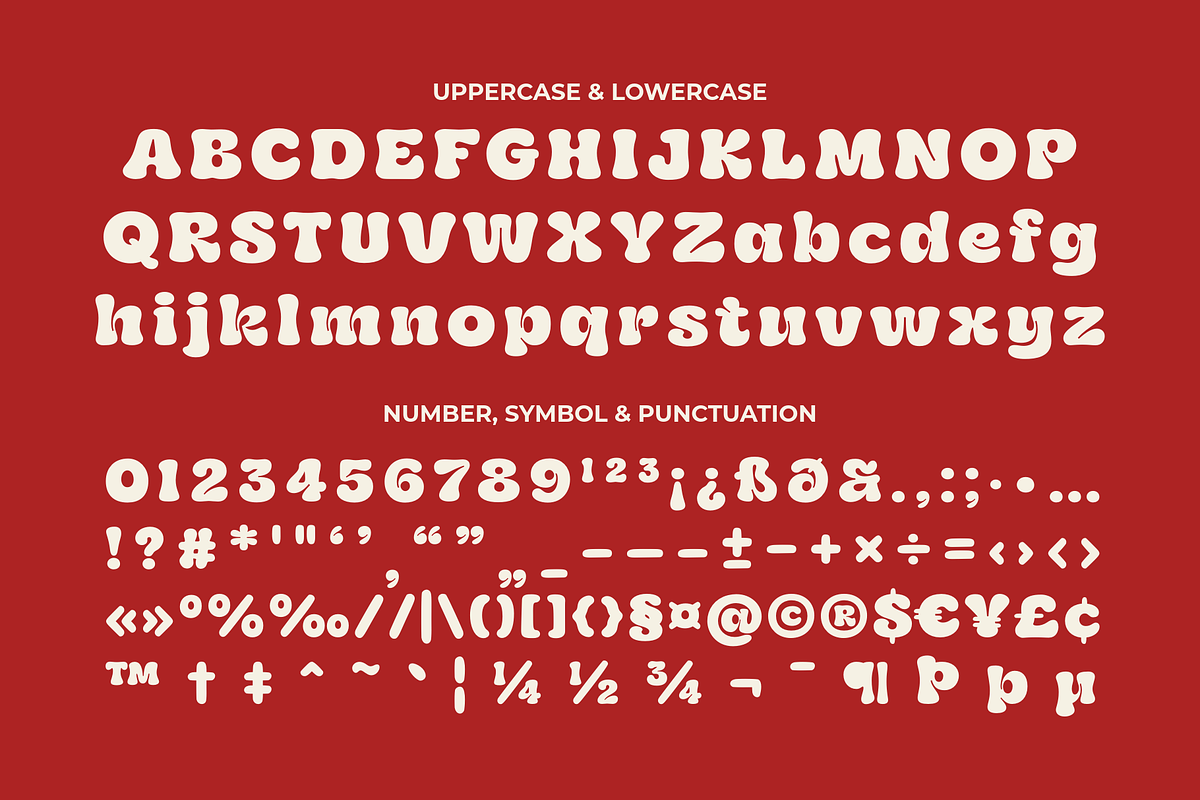 Zicho - A Groovy Inktrap Font, a Font by Ainun Jinan (Photo 9 of 10)