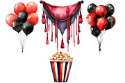 Spooky Circus Clipart, an Illustration by Designworld (Thumbnail 5 of 6)