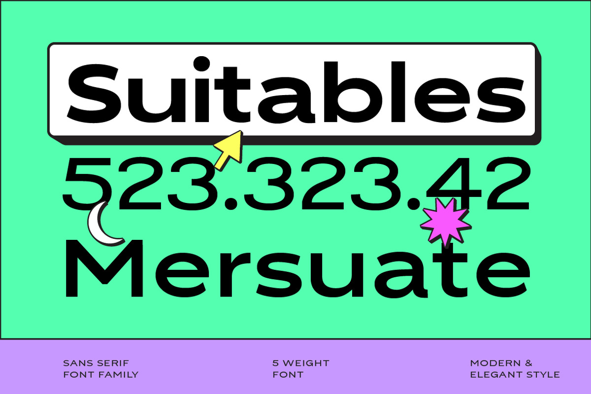 Cutta Sans Serif, a Sans Serif Font by Yukita Creative (Photo 5 of 9)