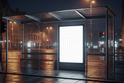 Lightbox Bus Stop Poster PSD Mockup, an Advertising Mockup by graphypix (Thumbnail 3 of 4)