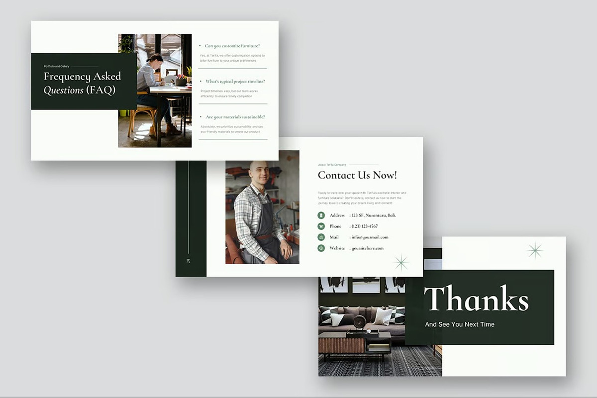 Interior and Furniture Powerpoint, a Presentation Template by Fit-tee (Photo 3 of 10)