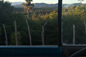 View Of The Mountain From The Window