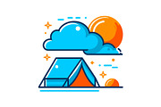 Outdoor Camping Icon Pack, an Object Graphic by Designs_River (Thumbnail 3 of 13)