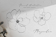 Magnolia Flower Clipart Fine art, a Decorative Illustration by WalaPalette (Thumbnail 1 of 6)