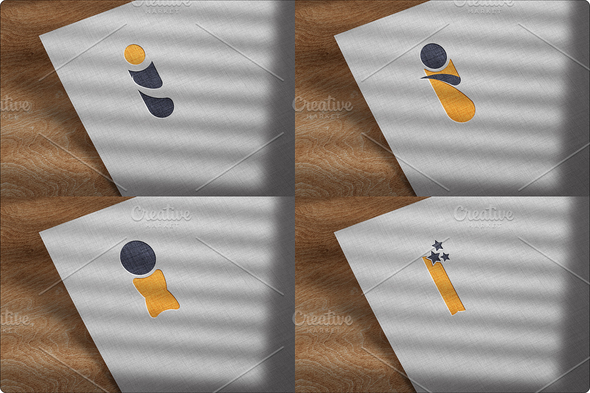 i Monogram 4 Logo Icon Design, a Branding & Logo Template by DesignBox (Photo 1 of 5)