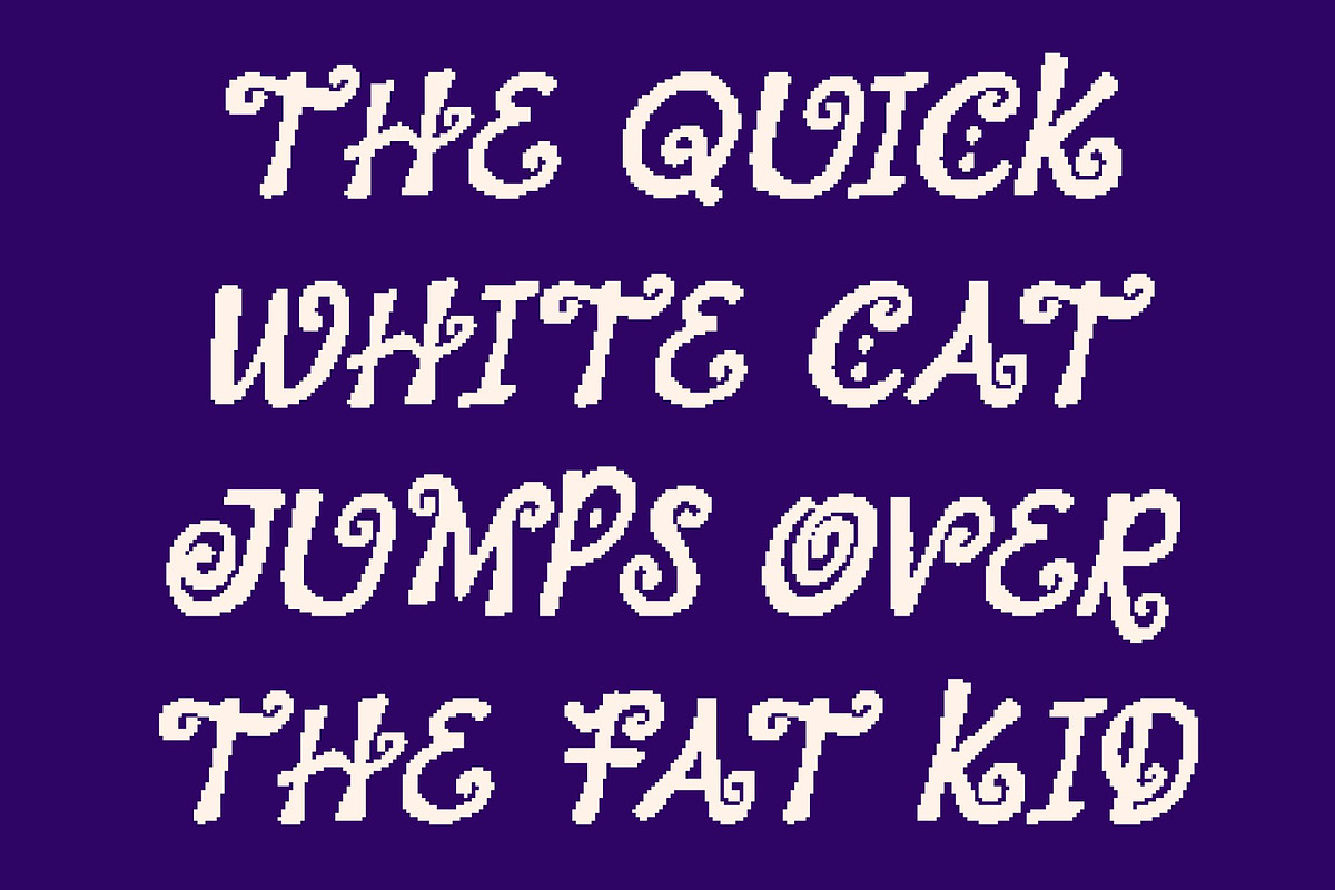 CS Claribel Pixel, a Handwritten Font by Craft Supply Co. (Photo 3 of 8)