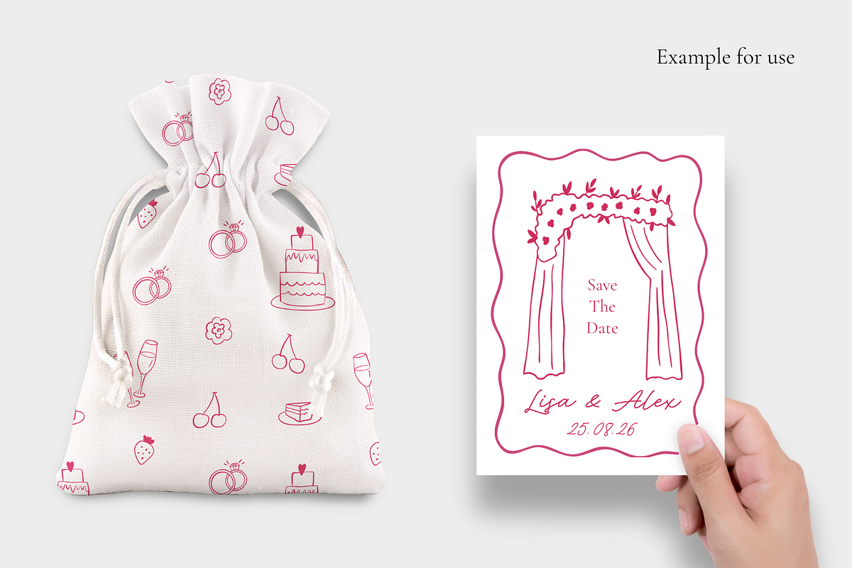 Whimsical Wedding Design Bundle, an Object Graphic by Ollyta May (Photo 7 of 10)