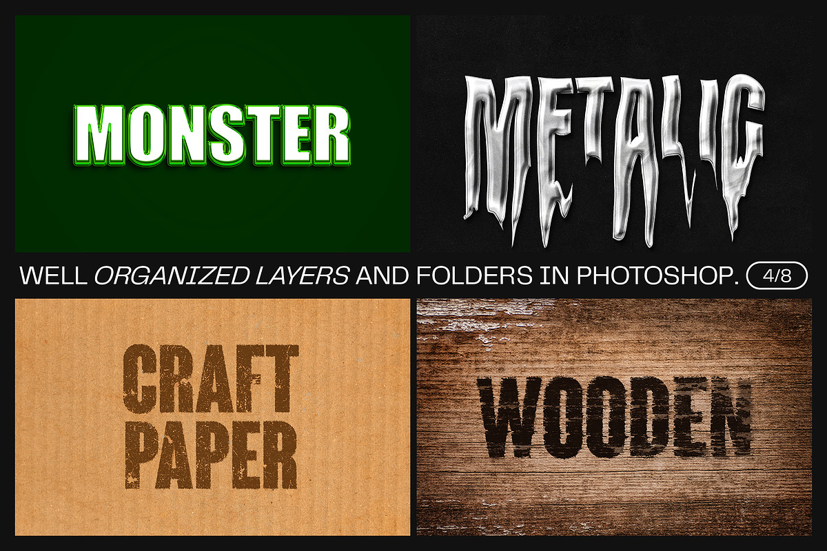12 Text Effect Templates, a Brushes & More by iDoodle Studio (Photo 4 of 6)