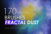 Fractal Dust Stamp Brushes, a Brush Add-On by ArtistMef (Thumbnail 1 of 8)