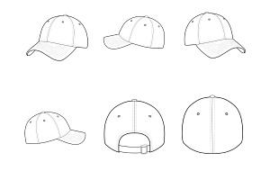 Cap Hat Clothing Set 1 Procreate