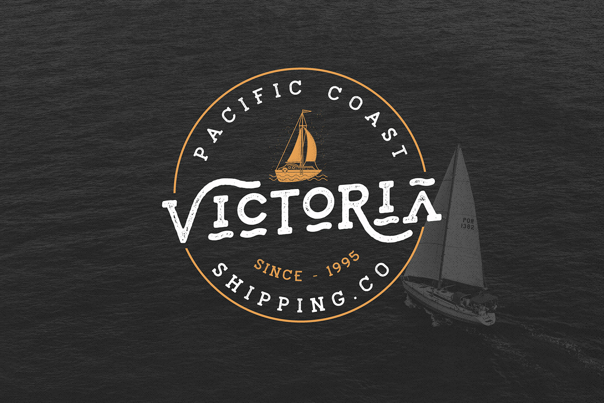 LightHouse - Sailor Rough Typeface preview 7