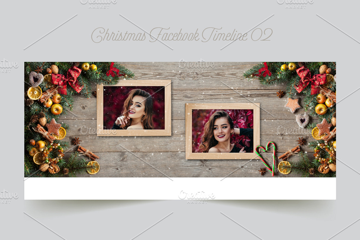 Christmas Facebook Timeline 02, a Social Media Template by Orange Fox