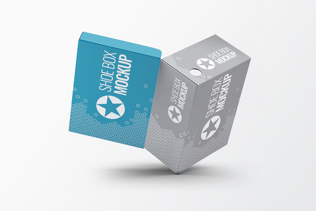 Shoe Boxes Mock-Up Bundle, a Packaging Mockup by DesignRushMarket (Photo 12 of 14)