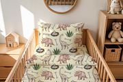 Watercolor Dinosaur Patterns PNG, a Pattern Graphic by PatternPalette (Thumbnail 4 of 11)