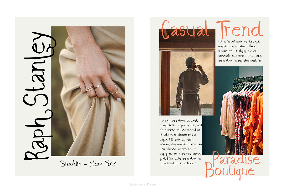 Mehmic Font, a Handwritten Font by madeDeduk (Photo 3 of 10)