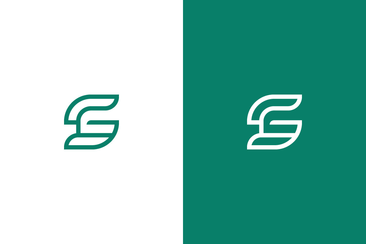 Minimal Lettermark GS Logo Design preview 7