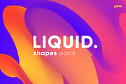 LIQUID. shapes pack, an Illustration by PLSTD. (Thumbnail 1 of 7)