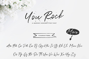 You Rock Handwritten Font