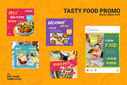 Tasty Food Promo Social Media Post, a Social Media Template by itefan Studio (Thumbnail 4 of 4)