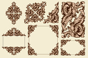 Decorative frames and borders svg, a Decorative Illustration by Samira (Thumbnail 4 of 7)