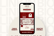 Canva Link in Bio Template, a Landing Page Template by Branding Babe Co. (Thumbnail 1 of 5)