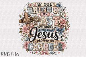 Jesus Dropped The Charges PNG, a Seasonal Illustration by YA Design