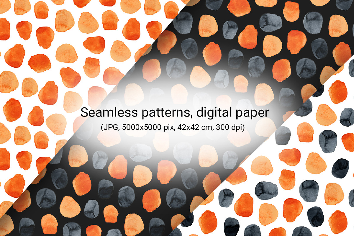 Abstract digital paper, autumn set, a Pattern Graphic by Artmanata (Photo 3 of 13)