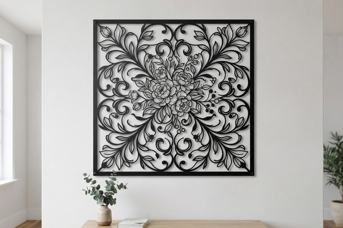 50 Elegant Floral Wall Panel Bundle, a Decorative Illustration by Amazin_art (Photo 24 of 25)