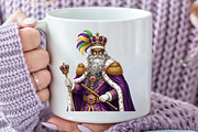 Watercolor Mardi Gras Clipart PNG, an Illustration by Black Bird Studio (Thumbnail 3 of 3)