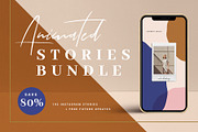 BUNDLE Animated Instagram Stories, a Social Media Template by Ruby&Heart Studio (Thumbnail 1 of 22)