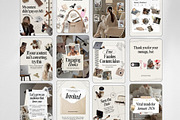 Coquette Instagram Template, a Social Media Template by ZenSocialDesigns (Thumbnail 2 of 9)